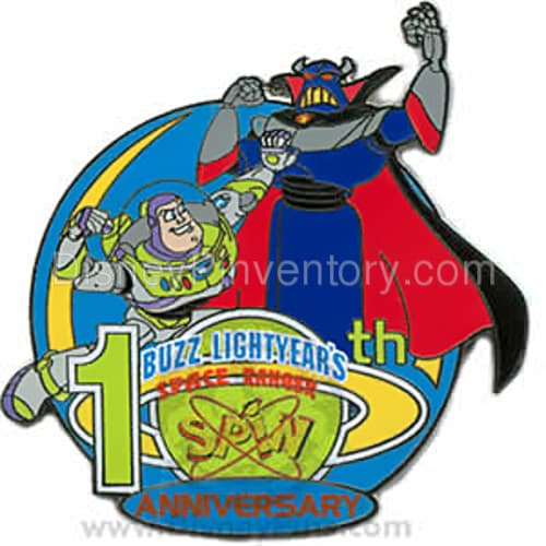 Buzz Lightyear's Space Ranger Spin 10th Anniversary - Pin 6772