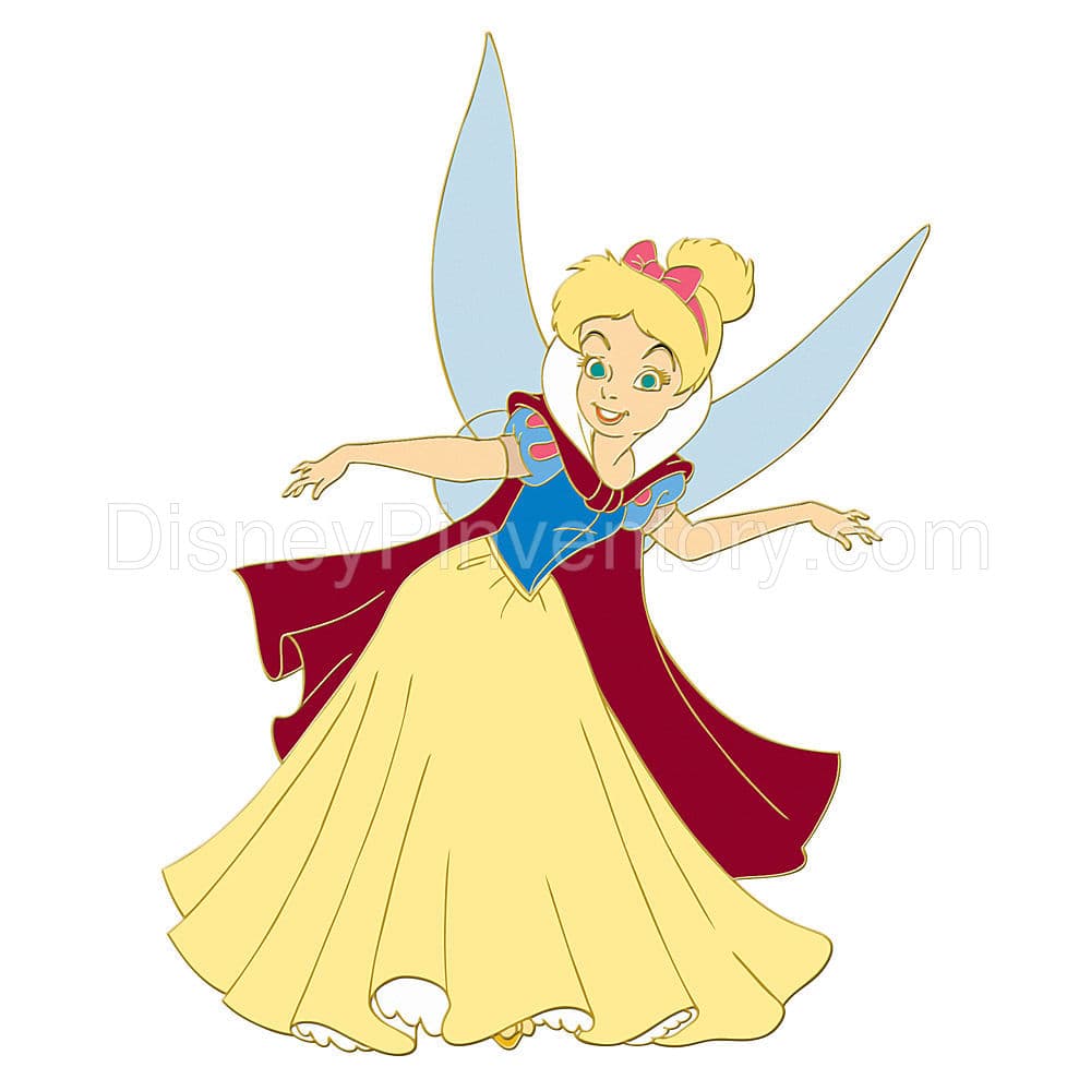 Jumbo Halloween Series Tinker Bell as Snow White Pin - Pin 6837
