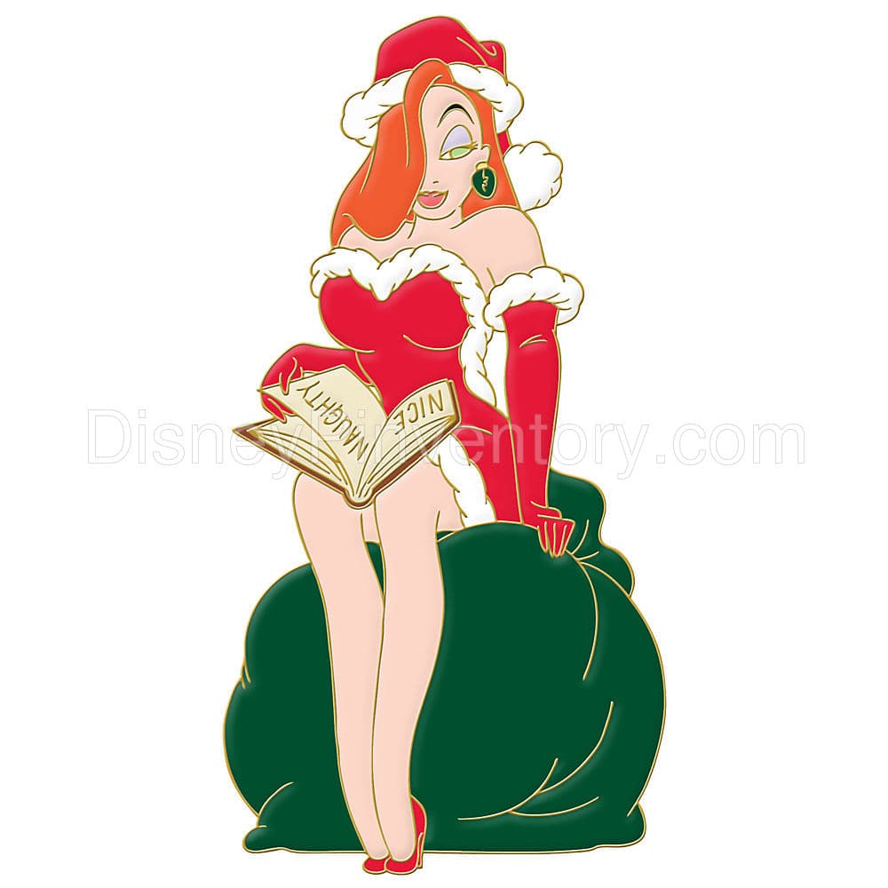 Jumbo Holiday Series Santa Jessica Rabbit Pin - Pin 7036