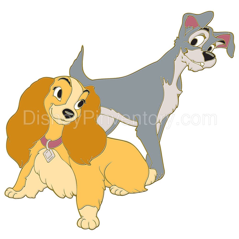 Disney Favorites Series Lady and the Tramp Pin - Pin 7098