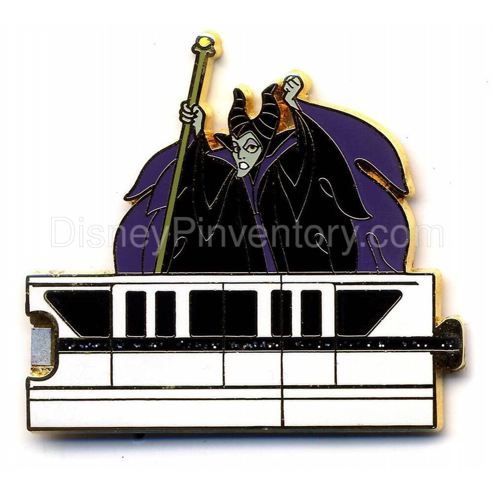 Gold Card Collection - Black Monorail - Maleficent - Pin 7105