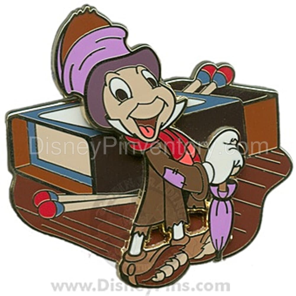 Jiminy Cricket with Matchbox - Pin 7107