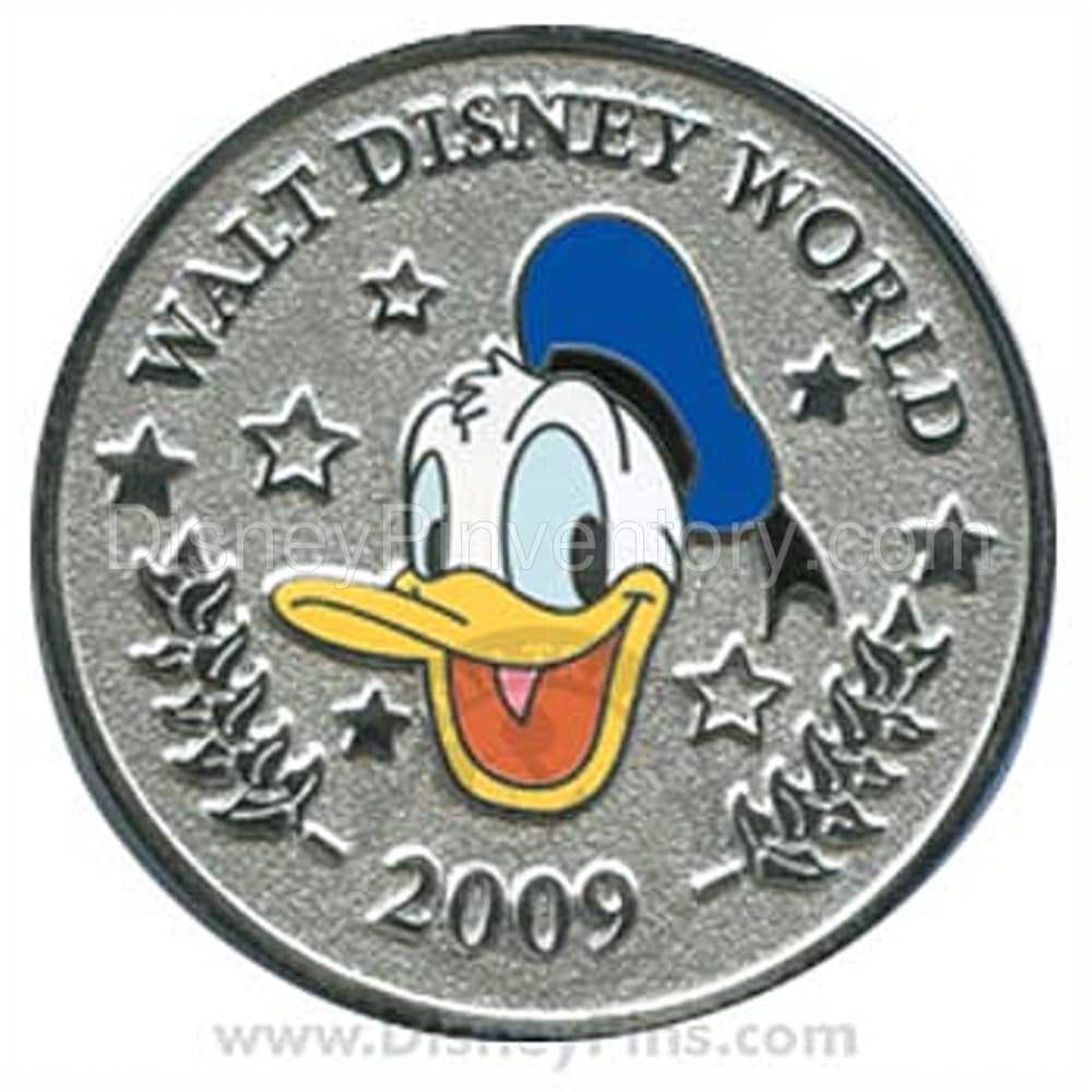 Walt Disney World Resort Character Coins - Mystery Pin Collection - Donald Duck Pin - Pin 7147
