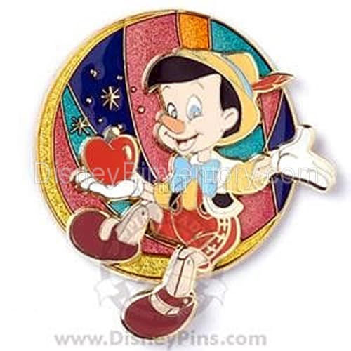 Pinocchio with Apple - Pin 7272