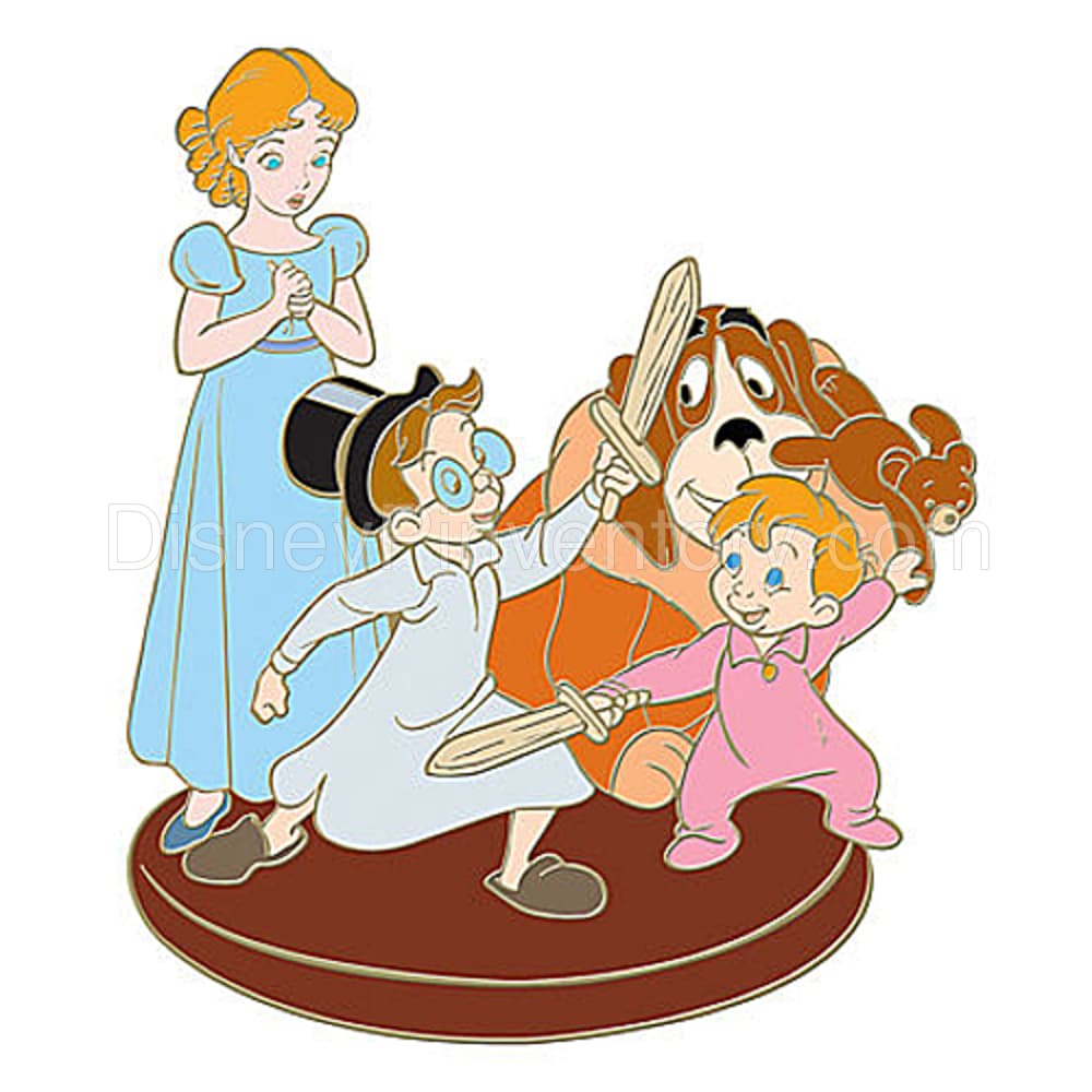 Peter Pan 55th Anniversary Set of 6 Pins - Darling Children Pin - Pin 5853