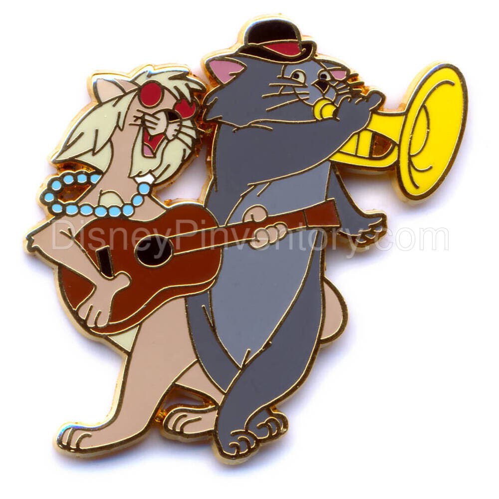 Accessory - Booster Collection - The Aristocats - Scat Cat & Hit Cat Pin - Pin 7386