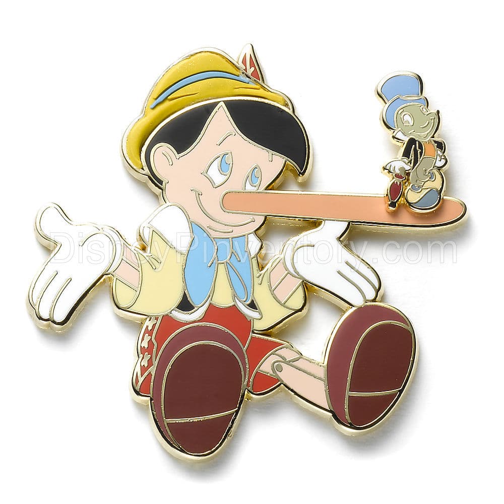 Pinocchio & Jiminy Cricket Pin - Pin 7402