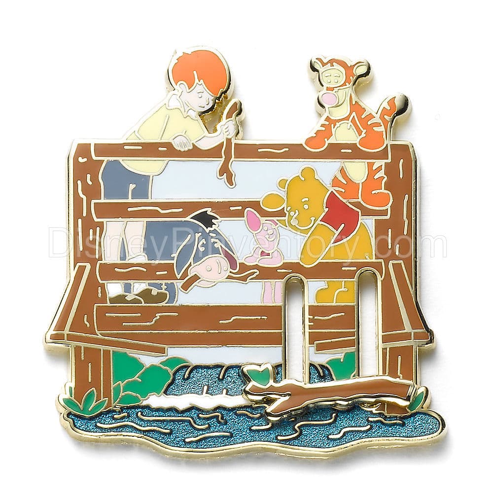 Winnie The Pooh Poohsticks Pin - Pin 7415
