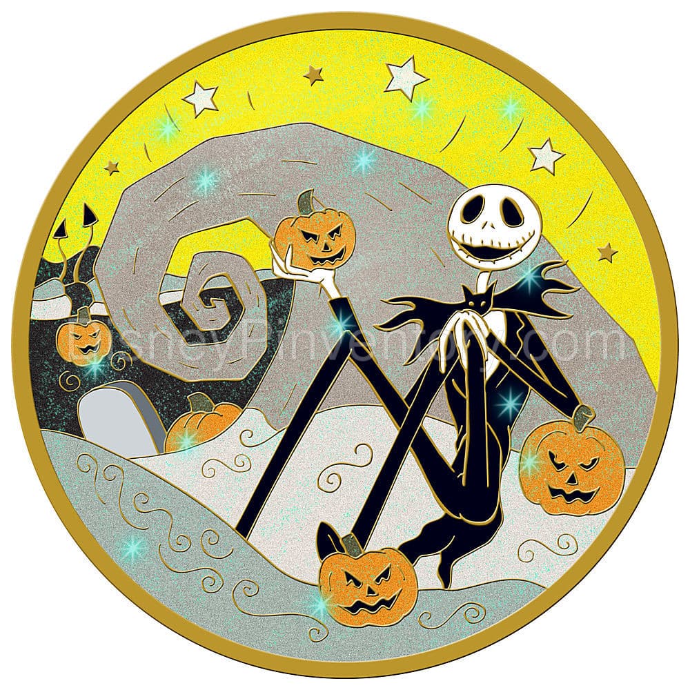 Jumbo Coin Series Jack Skellington Pin - Pin 7432