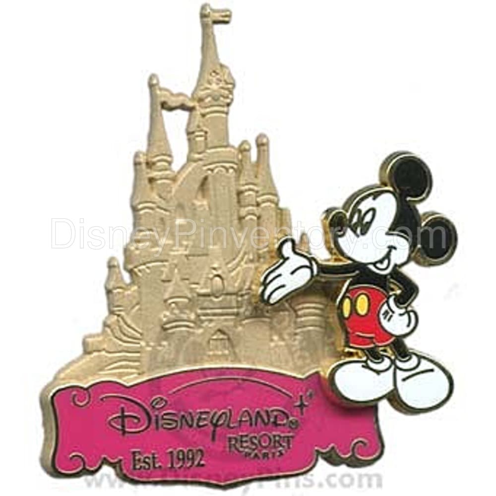 Gold Card Collection - Golden Castles - Disneyland Resort Paris - Pin 7474