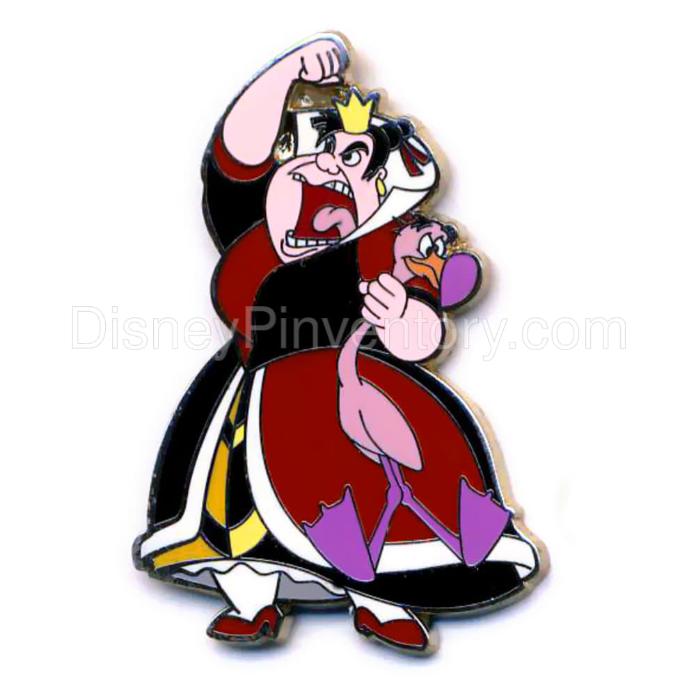Disney Mystery Pin & Card Collection - Heroes vs Villains - Queen of Hearts Pin - Pin 7506