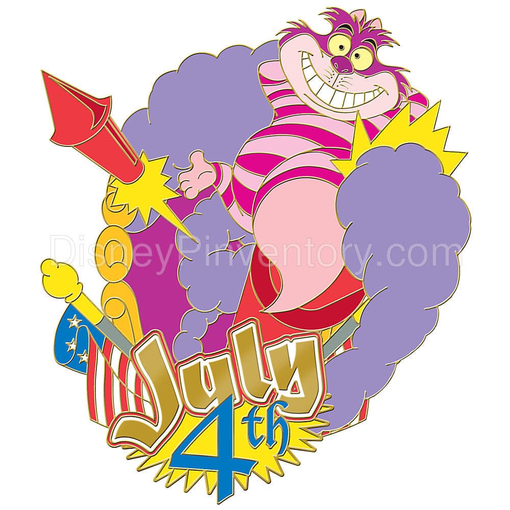 Independence Day Series Cheshire Cat Pin - Pin 7560
