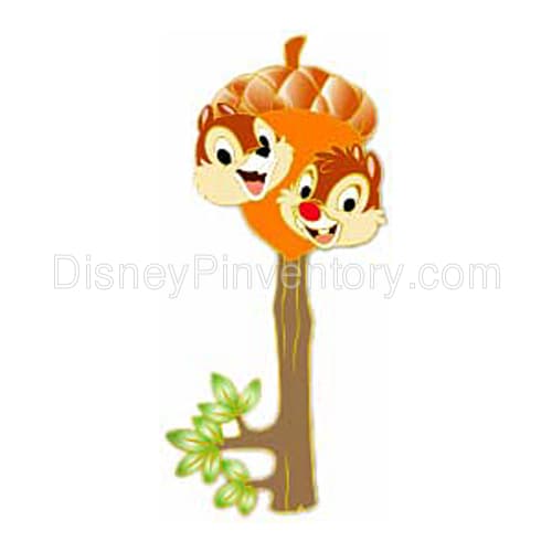 The Museum of Pin-tiquities - Disney Pin Celebration 2009 - Chip n' Dale Key - Pin 7603