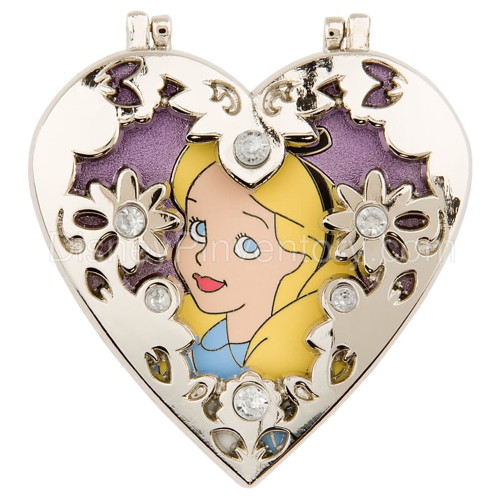 Locket Alice in Wonderland Pin - Pin 7627
