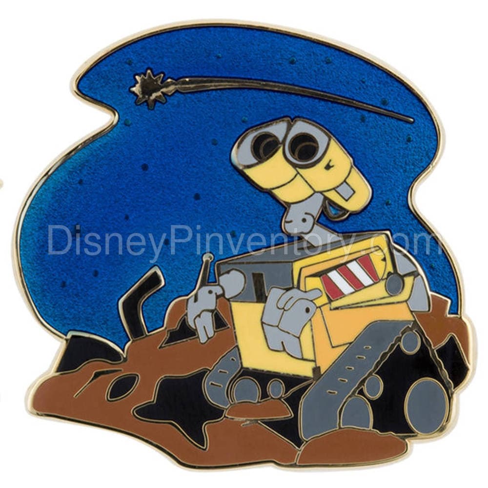World of Disney Shooting Star Mystery Pin Set -- 4-Pc. Wall•E Pin - Pin 7645