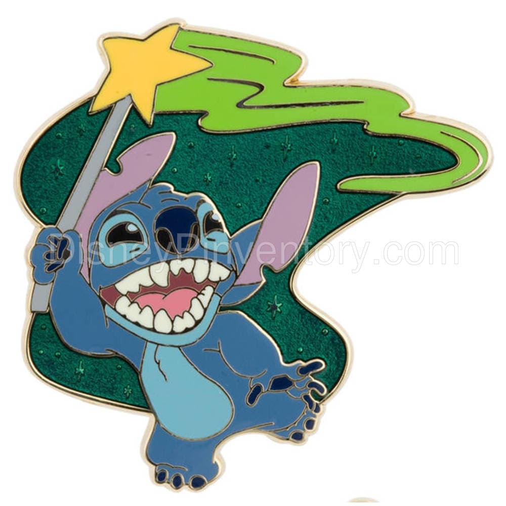 World of Disney Shooting Star Mystery Pin Set -- 4-Pc. - Stitch Pin - Pin 7647