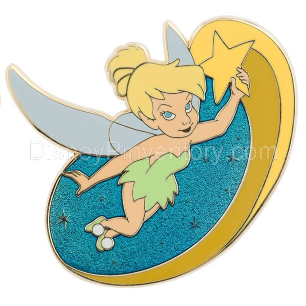 World of Disney Shooting Star Mystery Pin Set - Tinker Bell Pin - Pin 7650