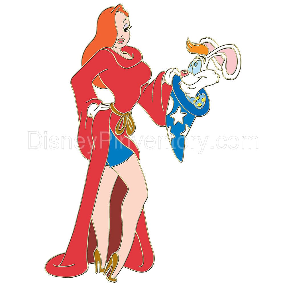 Sorcerer's Apprentice Series Jessica and Roger Rabbit Pin - Pin 7661