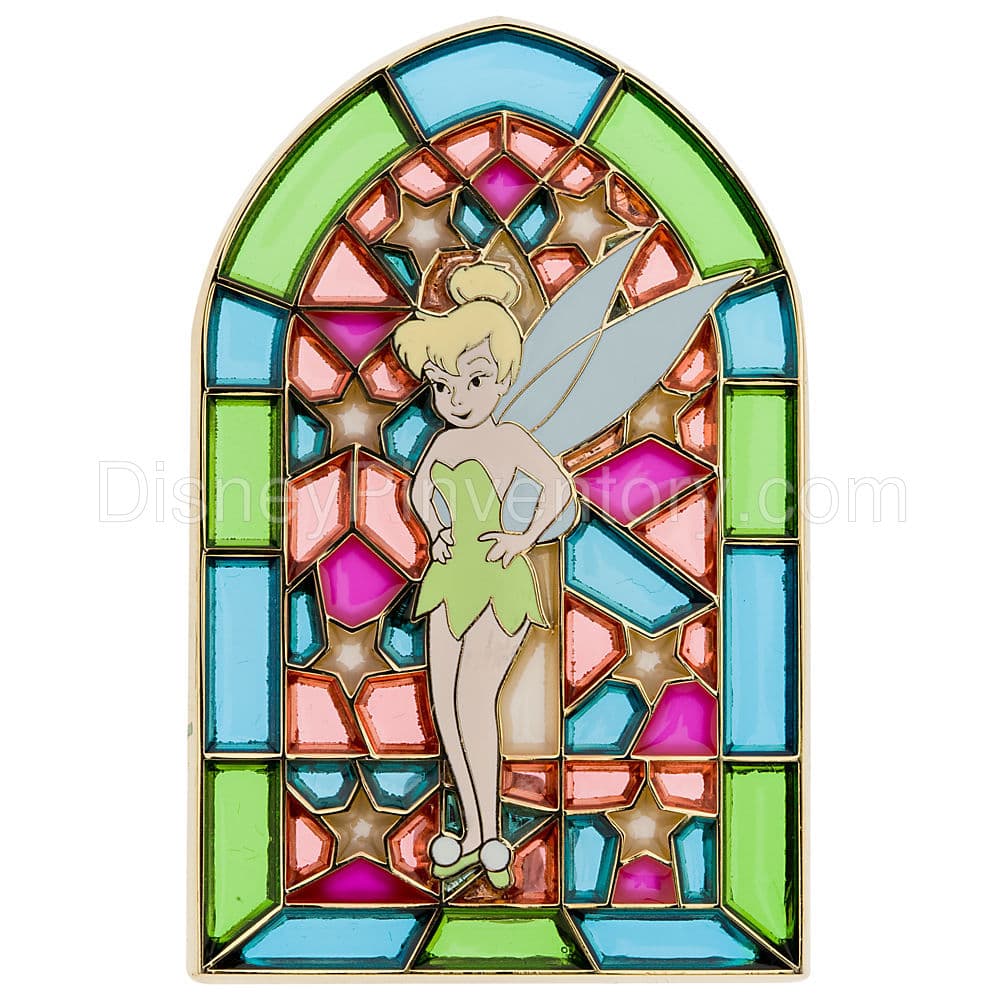 Stained Glass Tinker Bell Pin - Pin 7683