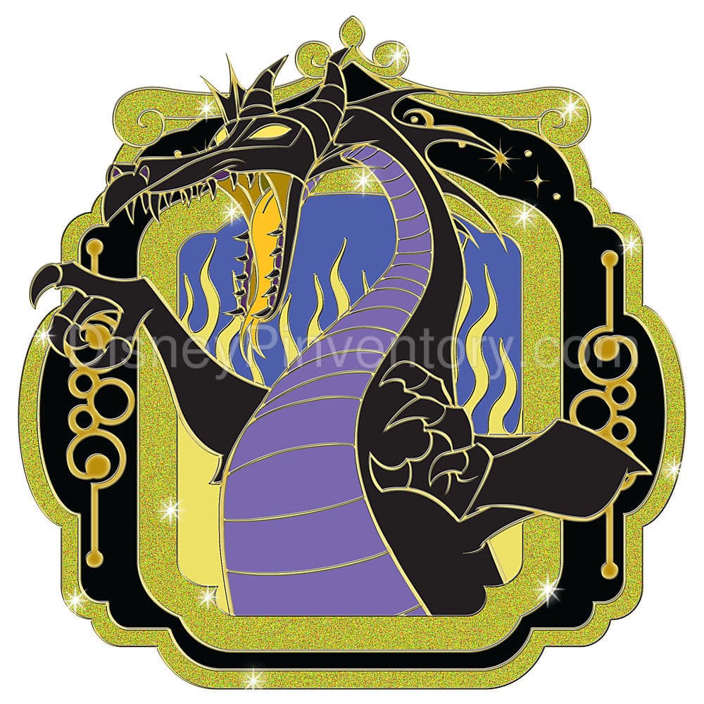 Fantasy Folk Series Maleficent as Dragon Pin - Pin 7705