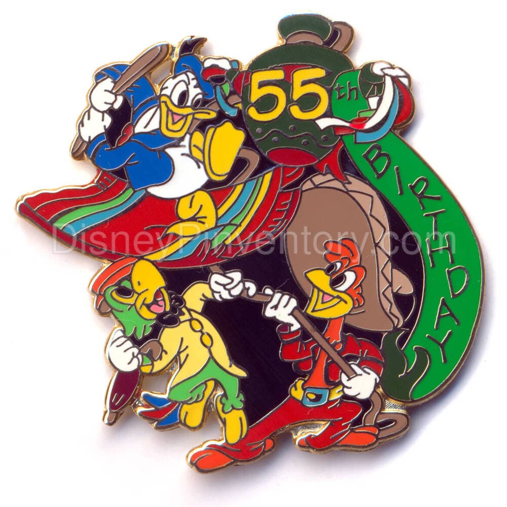Three Caballeros 55th Birthday - Pin 601