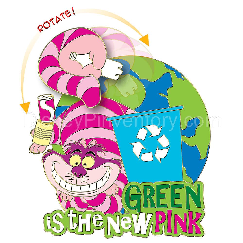 Goin' Green Series Cheshire Cat Pin - Pin 7735