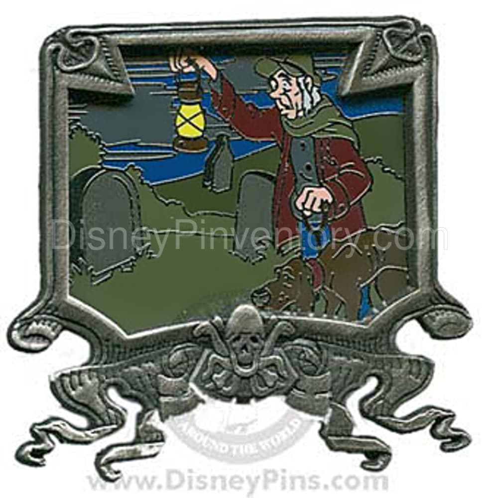 Gold Card Collection - The Haunted Mansion - Caretaker and Dog - Pin 7746
