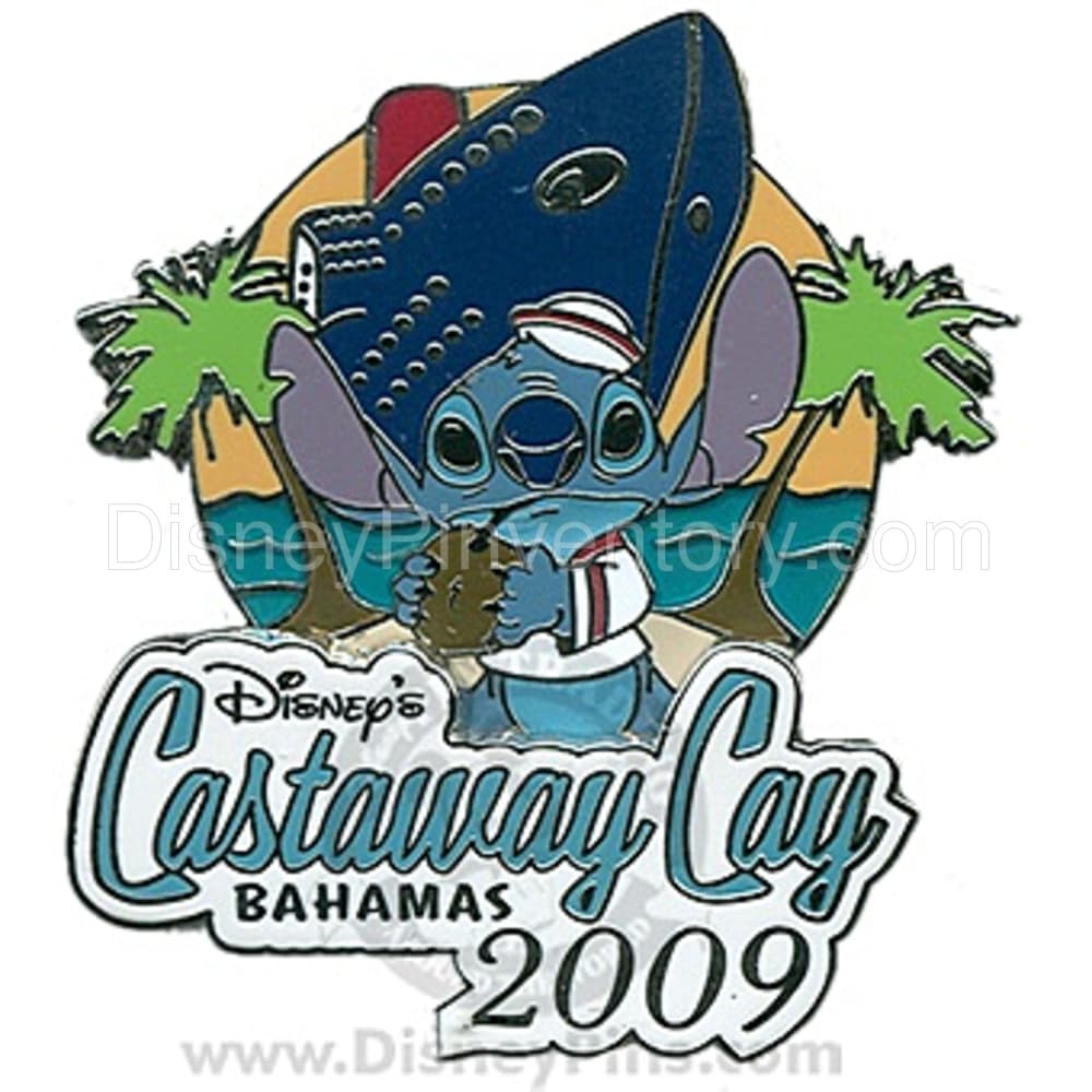 Disney Cruise Line - Castaway Cay - Stitch  - Pin 7834