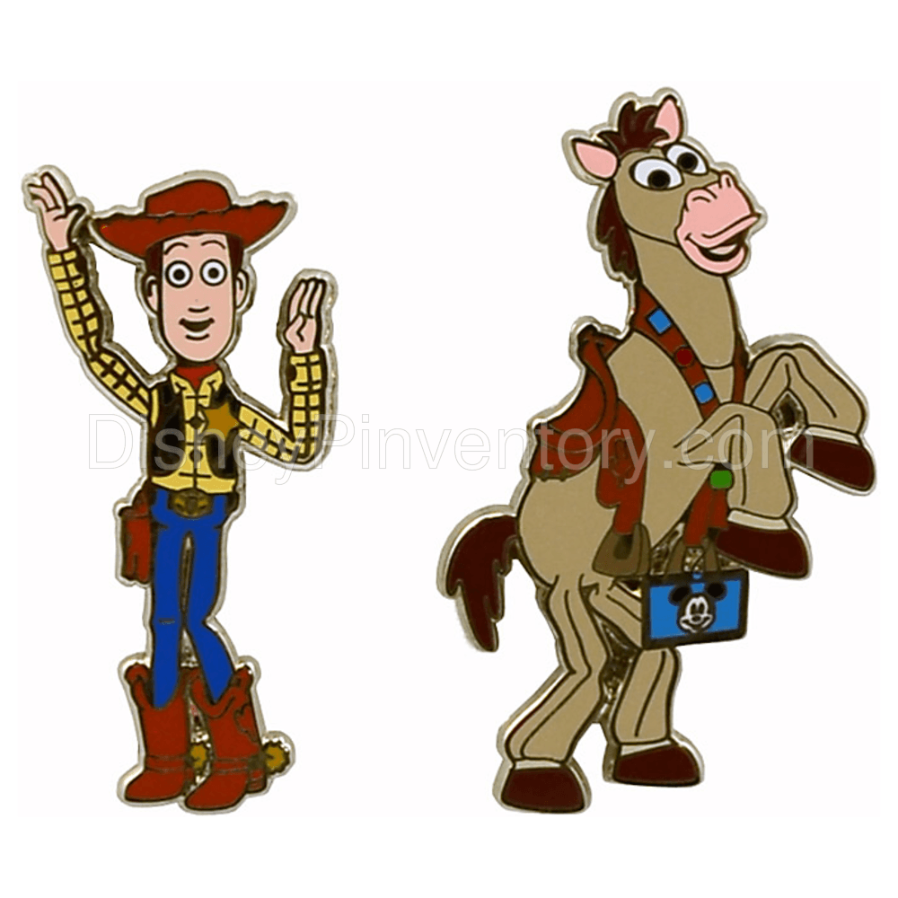 Woody and Bullseye Pin Set - Pin 7855