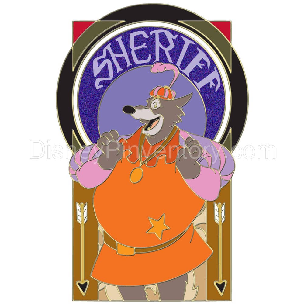 Portrait Disney Villains Pin Set - 6 Pc. - The Sheriff of Nottingham Pin - Pin 7892