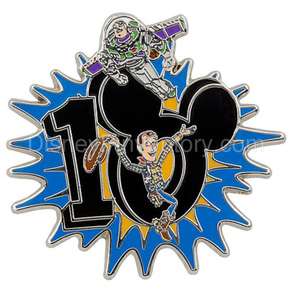 2010 Mickey Mouse and Friends Pin Trading Starter Set - Buzz Lightyear and Woody Pin - Pin 7963