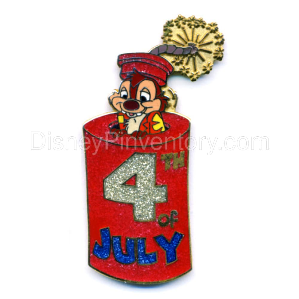 Chip & Dale 4th of July 2001 Pin Set - Dale Pin - Pin 627