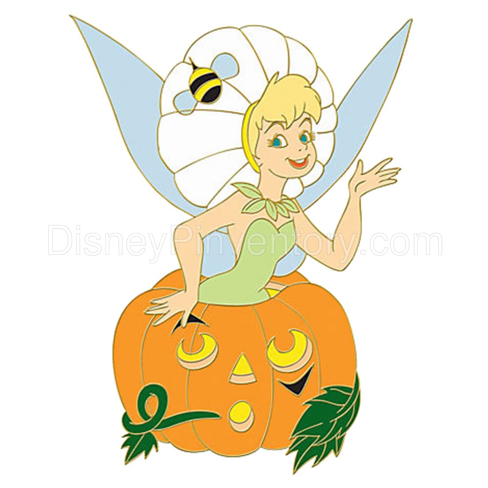 Jack O' Lantern Series World of Disney Pin Set -- 6 pc. - Sunflower Tinker Bell Pin - Pin 6785