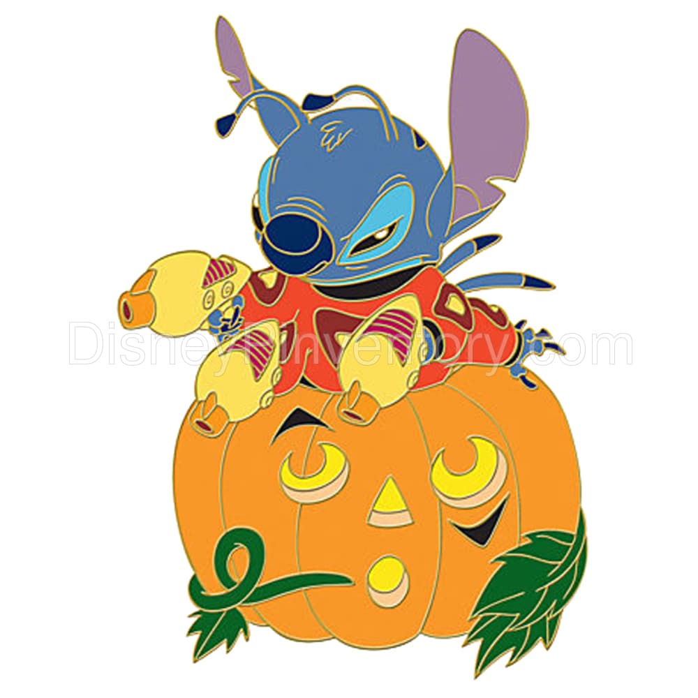 Jack O' Lantern Series World of Disney Pin Set -- 6 pc. - Alien Stitch Pin - Pin 6786