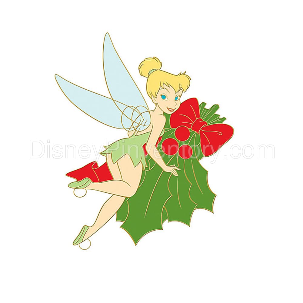 3-Pc. Holiday Magic Tinker Bell Pin Set - Mistletoe Pin - Pin 6930