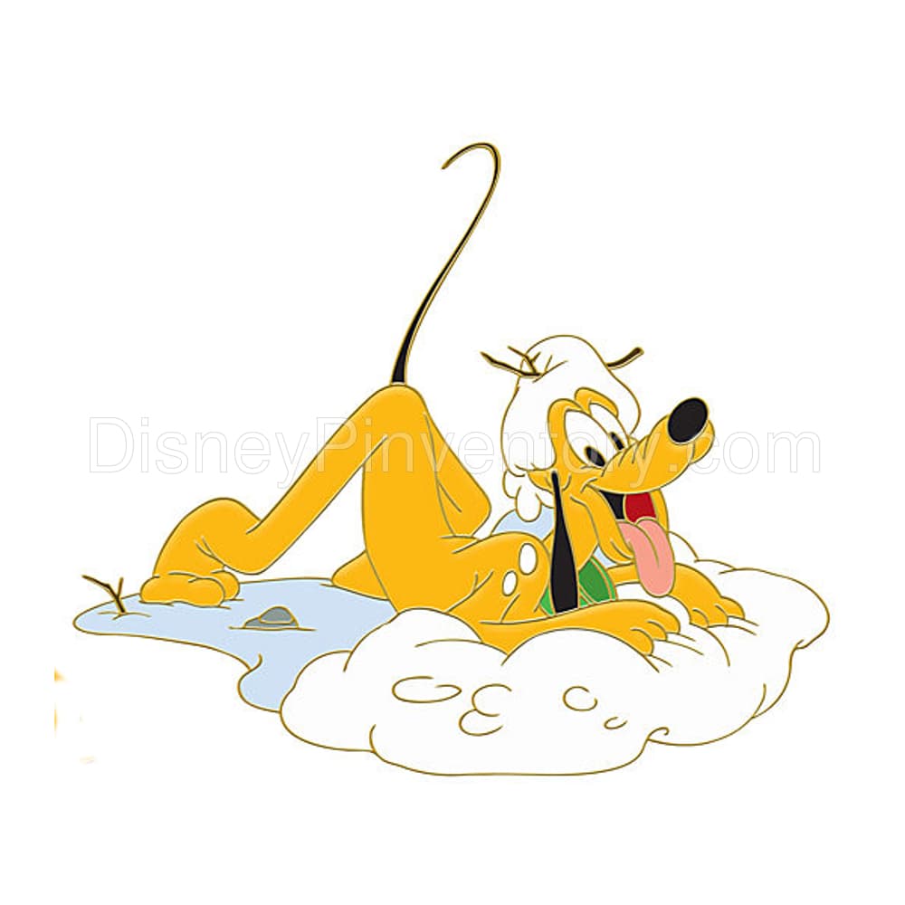 3-Pc. Holiday Fun Pluto Pin Set - Playing in Snow Pin - Pin 7026