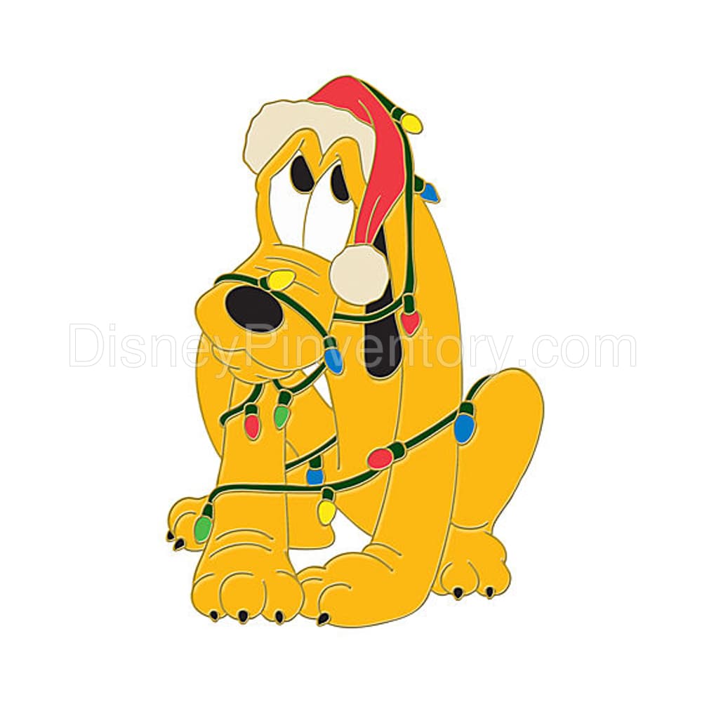 3-Pc. Holiday Fun Pluto Pin Set - Tangled in Christmas Tree Lights Pin - Pin 7027
