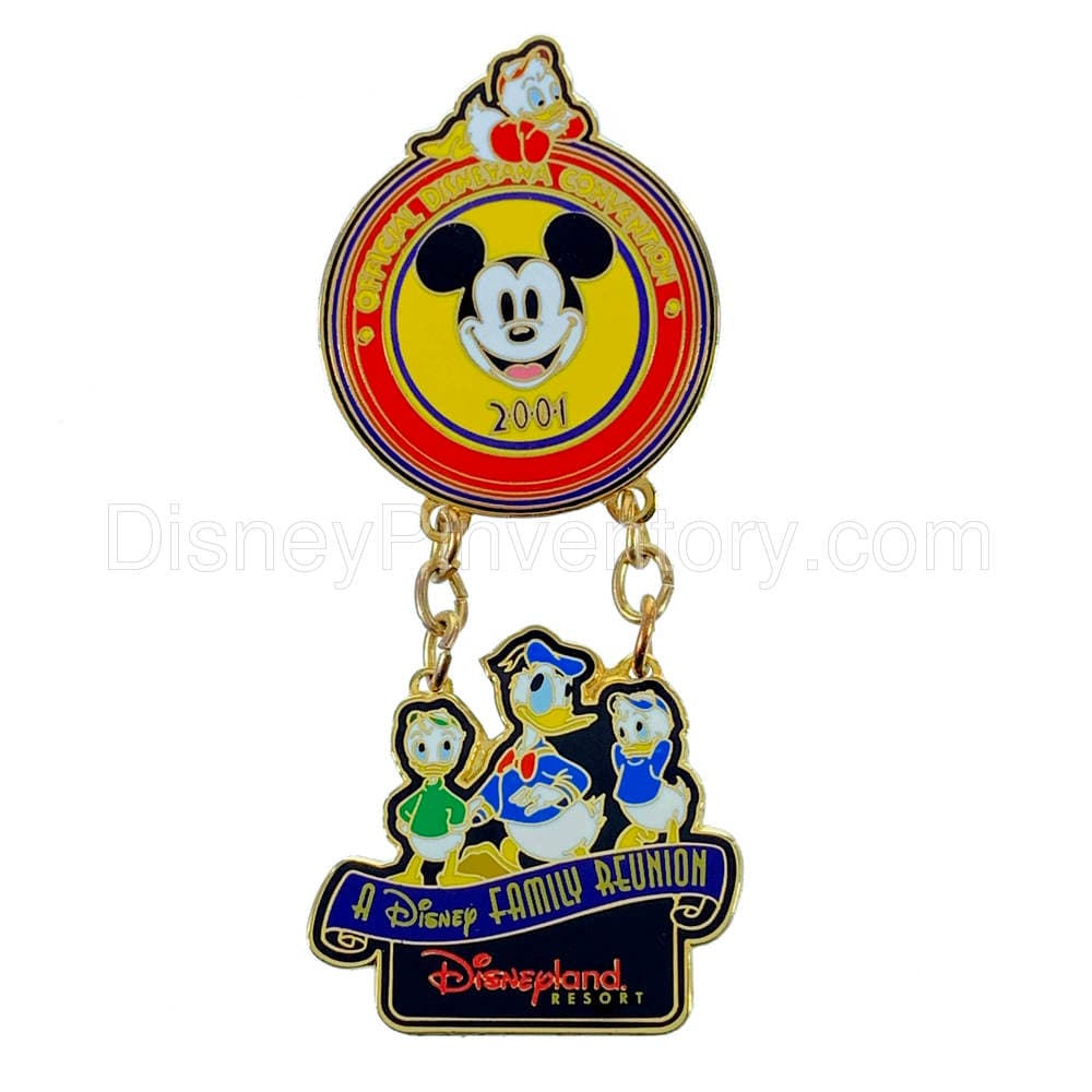 Disneyana Convention 2001 - Donald Duck & Nephews - Pin 710
