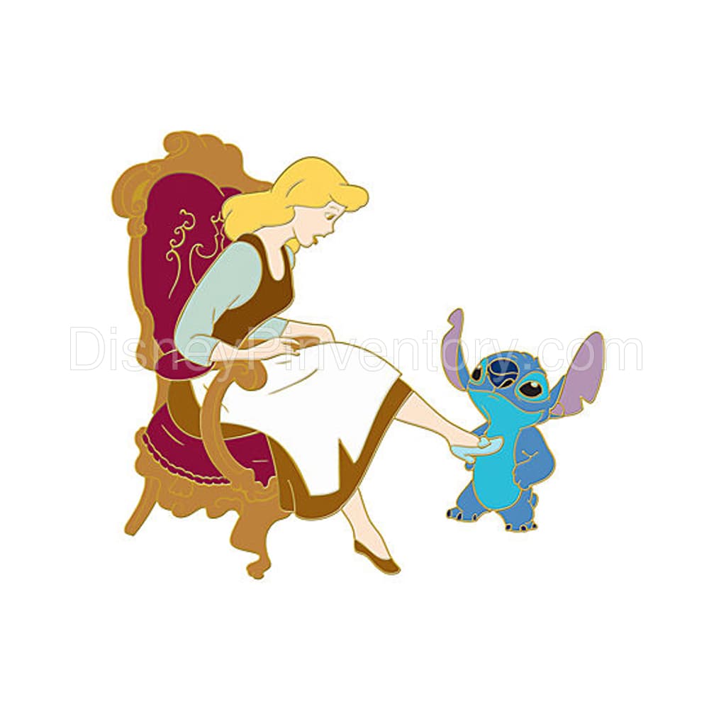 6-Pc. Be My Valentine Stitch Pin Set - Cinderella & Stitch Pin - Pin 7204