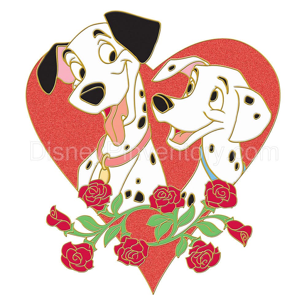 Valentine Series Pongo & Perdita Pin - Pin 7208