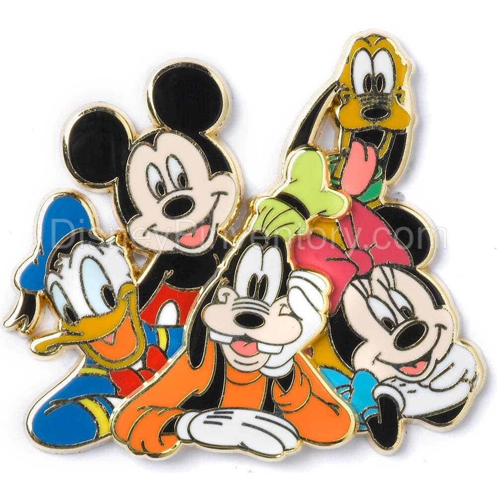 Mickey and Friends Fab Five Pin - Pin 7262