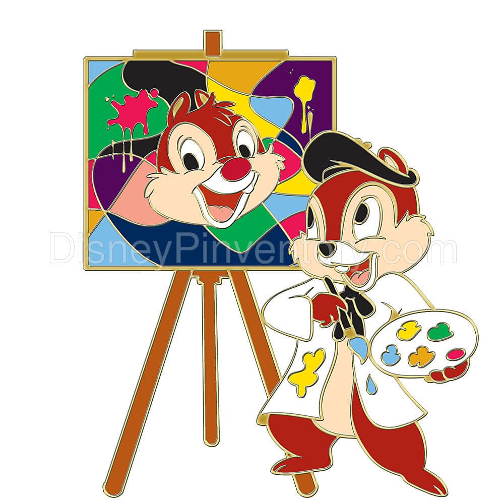 Art Studio Chip an' Dale Pin - Pin 8016