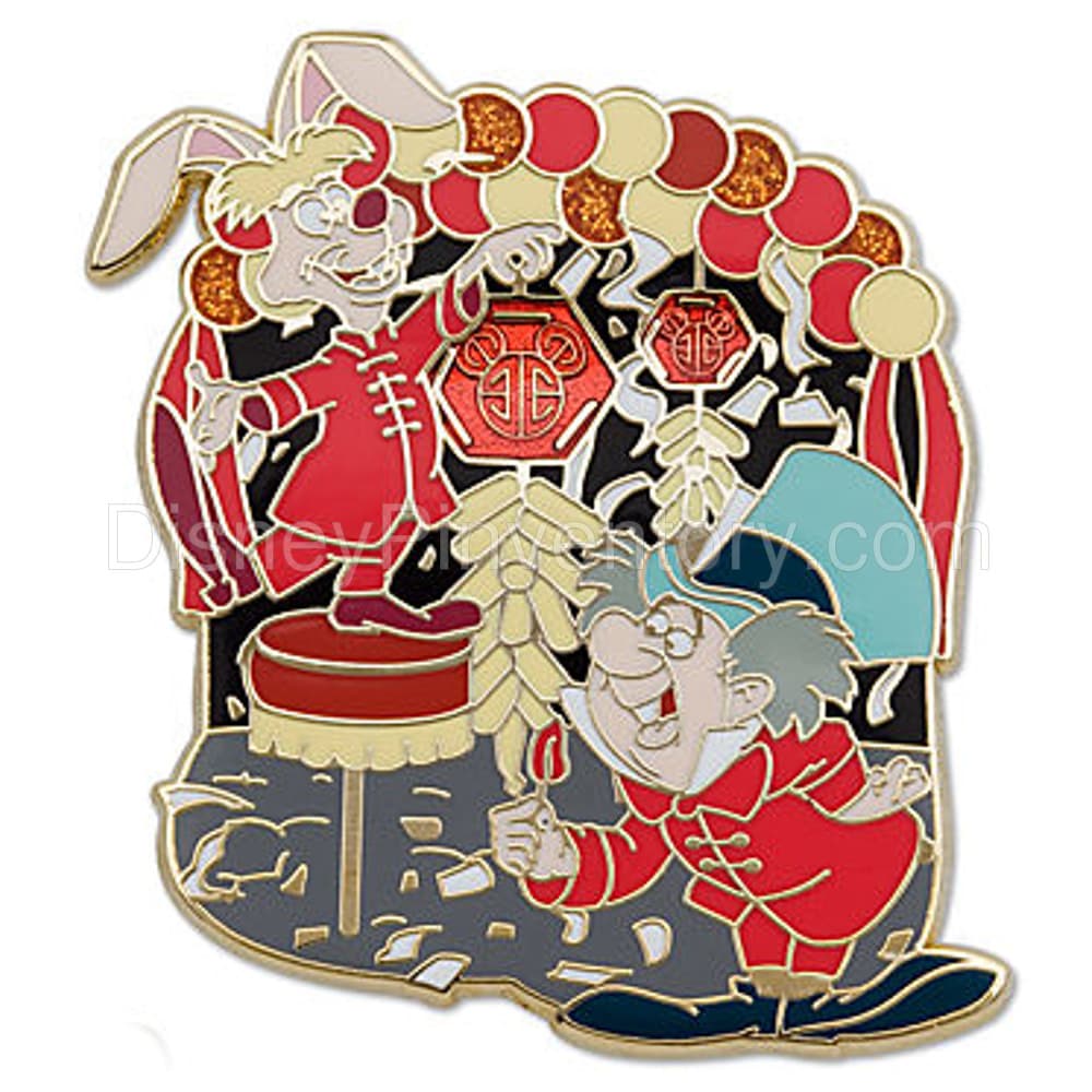 Disney's Year of the Tiger Mystery Pin Set - Mad Hatter and March Hare - Pin 8035