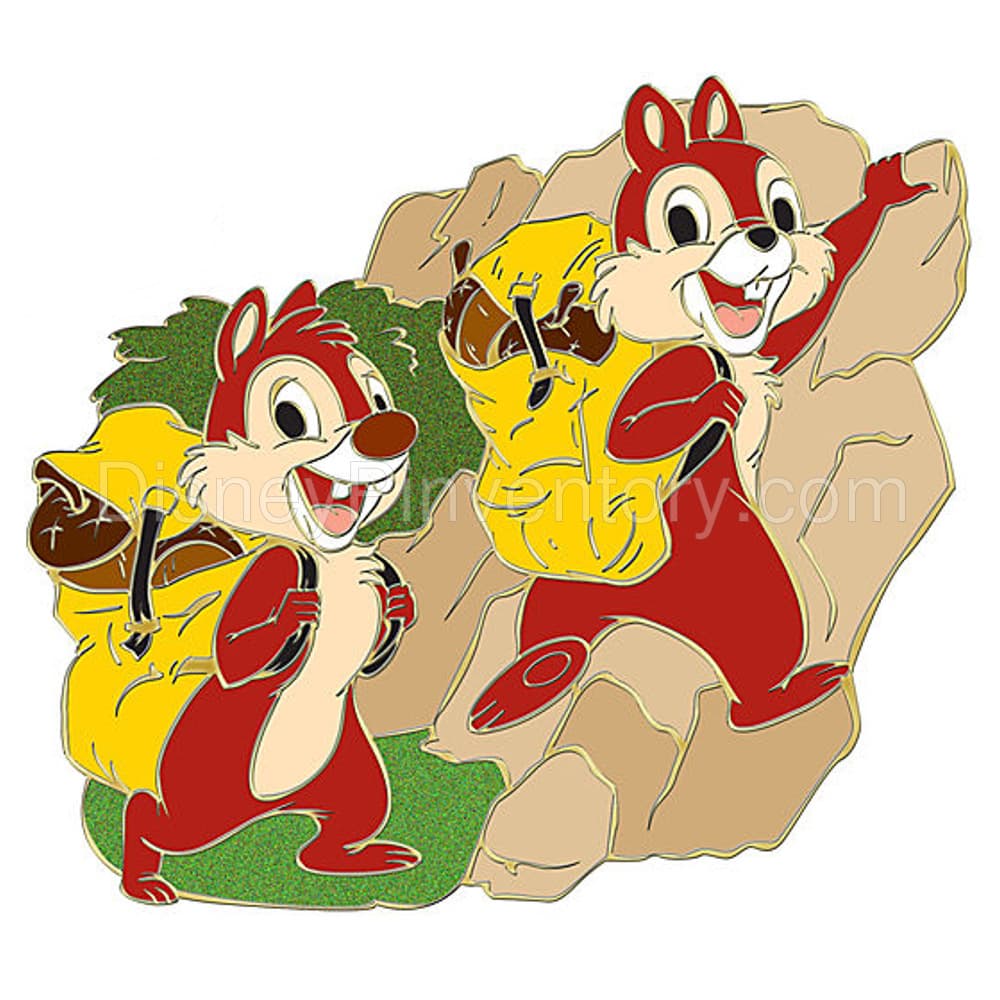 The Great Outdoors Chip an' Dale Pin Set - Rock Climbing - Pin 8066