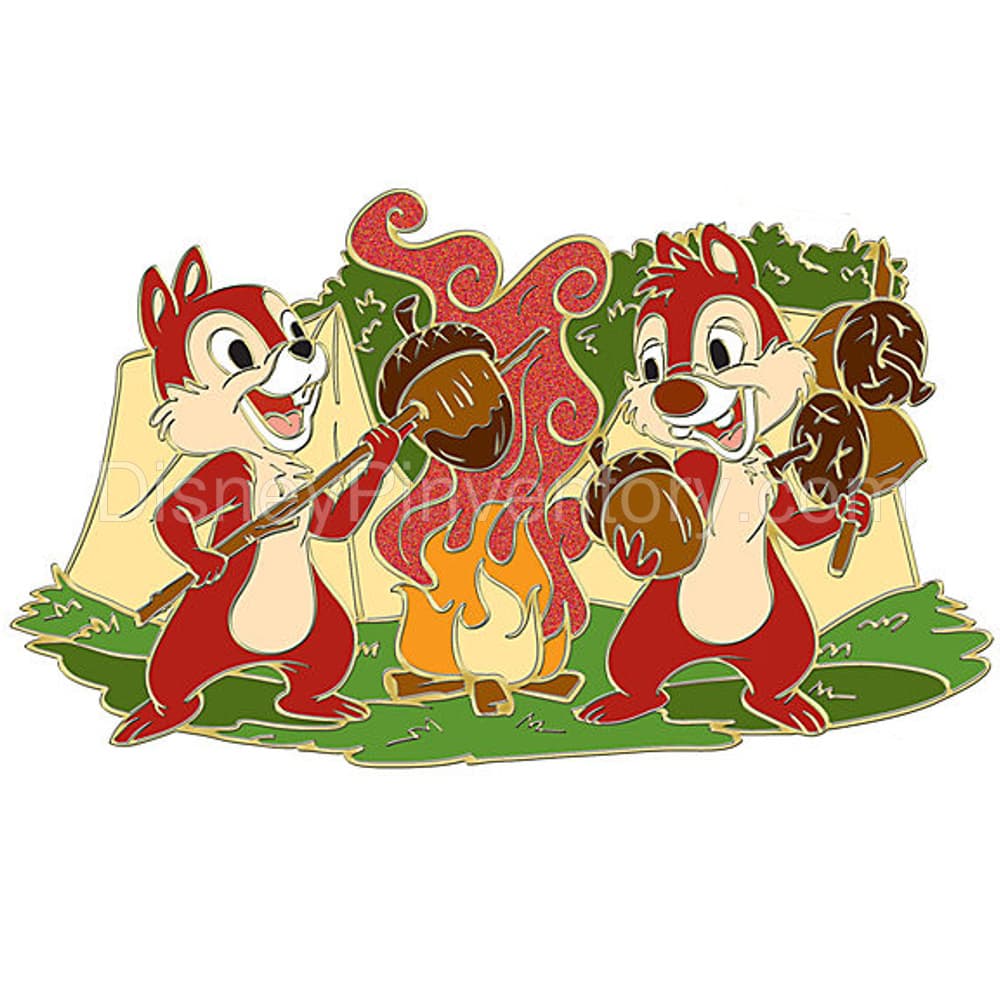 The Great Outdoors Chip an' Dale Pin Set - Camping - Pin 8067