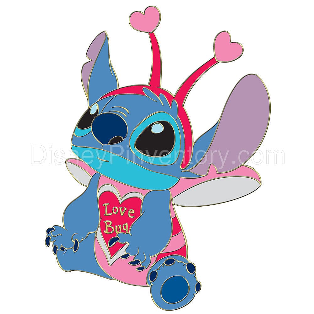2010 Valentine's Day Stitch Pin - Pin 8068
