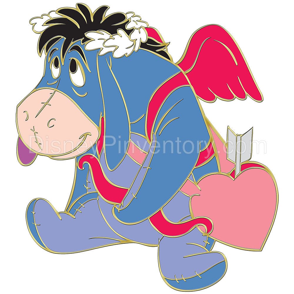 2010 Valentine's Day Eeyore Pin - Pin 8071
