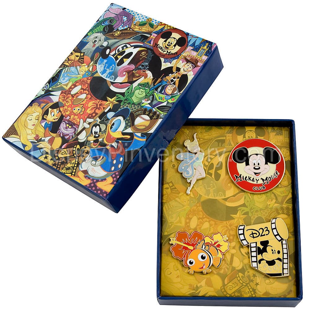 D23 Membership Exclusive ''In the Company of Legends'' Mystery Pin Set - 4-Pc. - Pin 8152