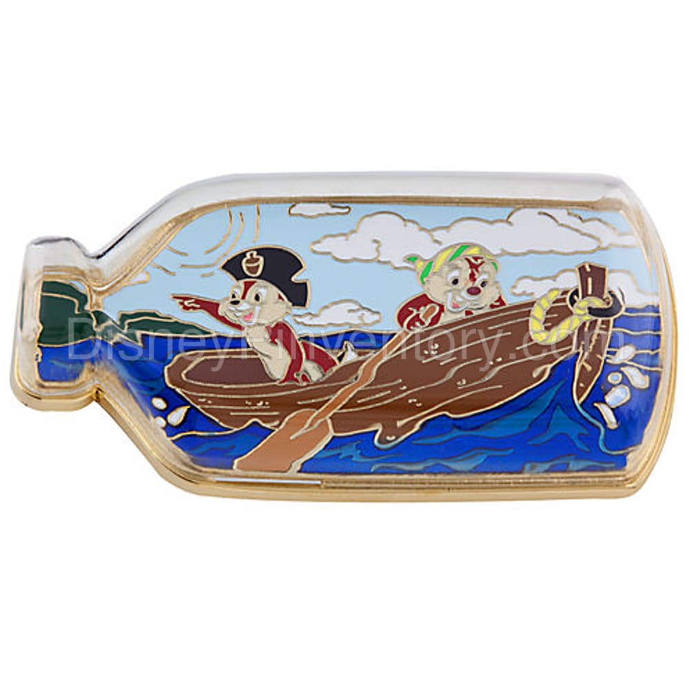Pirates in a Bottle Pin Set - Chip and Dale - Pin 8343