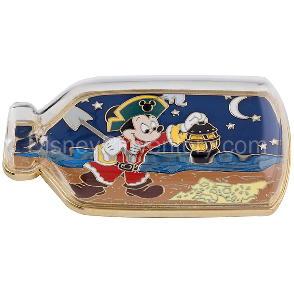 Pirates in a Bottle Pin Set - Mickey Mouse - Pin 8344